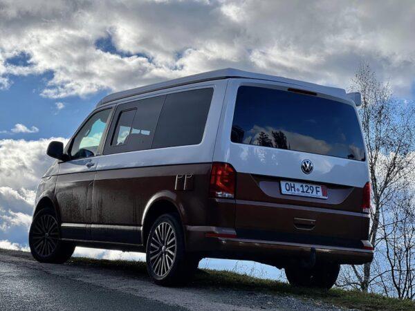 Volkswagen Multivan bulli t6 bobiler i fjellet avcamper mercus